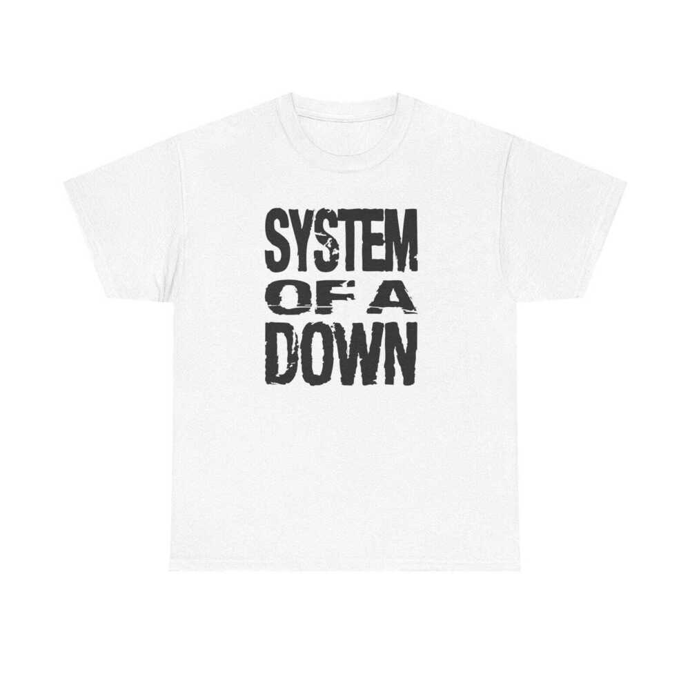 System Of A Down T Shirt Music SOAD White